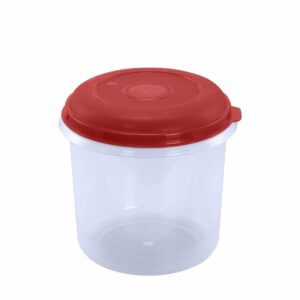 Bote-Cilindrico-60oz-color-rojo-chef-guateplast-guatemala-hermeticos-contenedores-para-alimentos-productos-plasticos