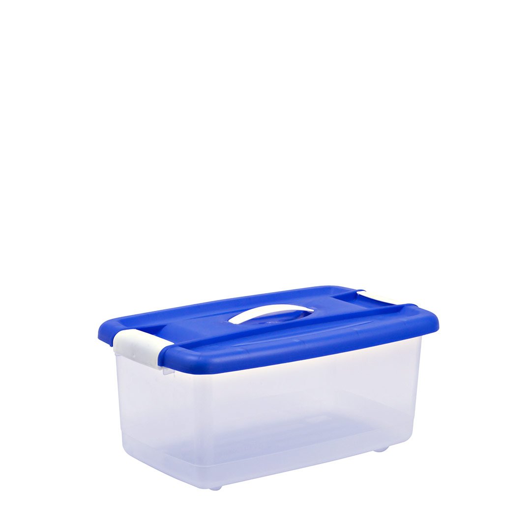 Caja de plástico Kis con tapa tipo clip 1 pza