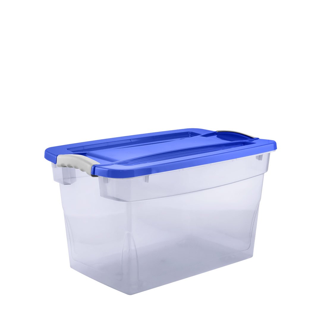 Caja de Plástico con Tapa Kis 31 litros 56 x 39 x 19 cm Transparente