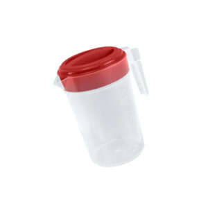 pichel-de-1-litro-guateplast-hermeticos-picheles-de-plastico-guatemala-color-rojo-chef-productos-plasticos-guateplast