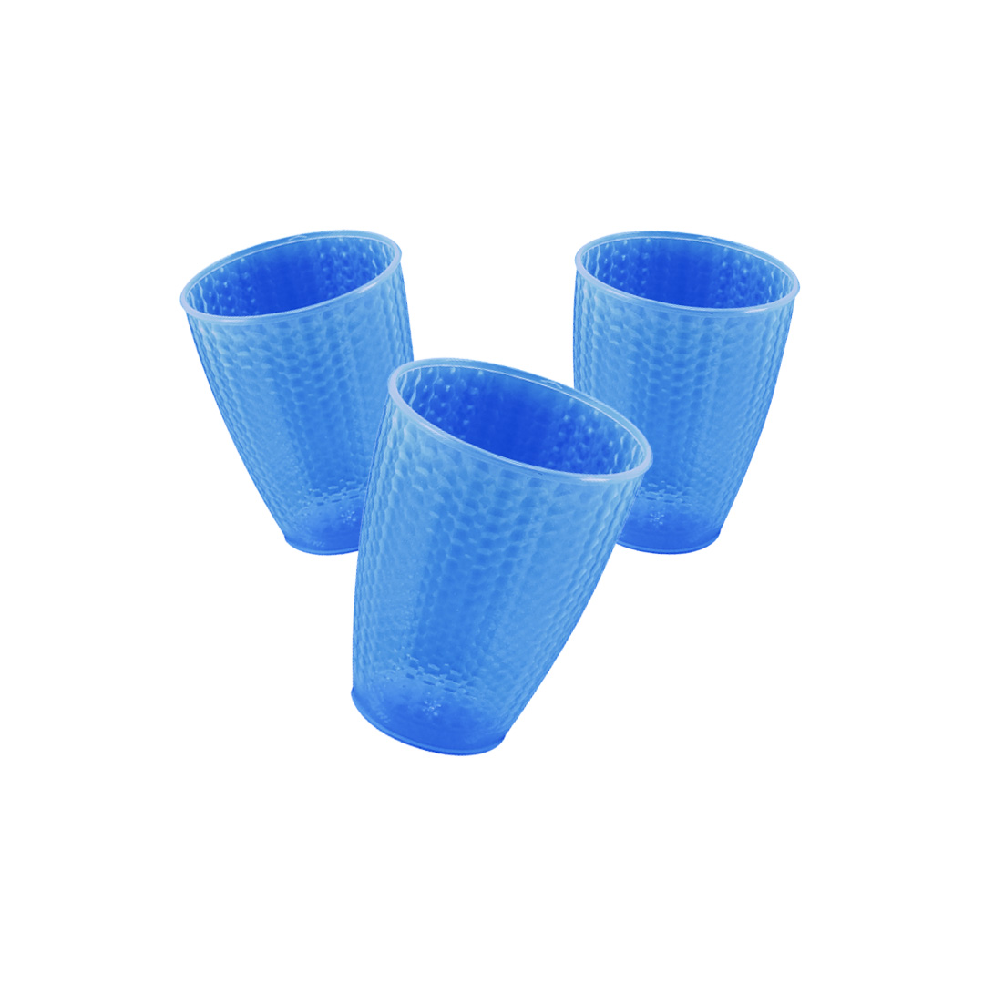 set-3-vasos-mosaico-azul-anicillo-guateplast-guatemala-productos-plasticos-vasos-de-plastico-pichel