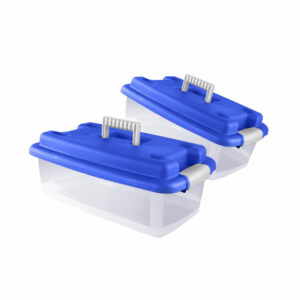 Set-Caja-Click-15-litros-Caja-Plastica-con-Agarrador-Caja-para-utiles-Azul