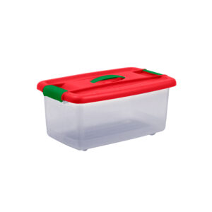 Caja Click 16 litros Caja Navideña, Canastas Navideñas, Caja de herramientas, Caja de Maestros, Caja para útiles