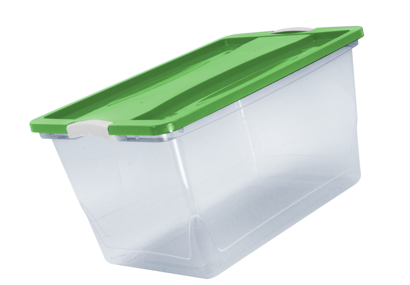 Caja Click 65 Litros Navideña, Caja Navideña, Caja para Regalos, Caja Grande Guateplast, Canasta Navideña