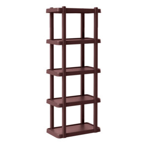 Estanteria 5 Niveles, Estantería de Plástico, Estante Plástico, Archivero, Librera, Mueble organizador, Mueble de Sala, Mueble Modular