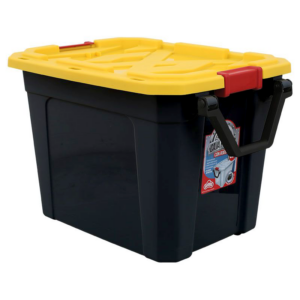 Caja Fuerte con Rodos Negra